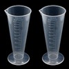 Uotyle 100mL Clear Graduated Measuring Cup Capacity Beaker Cone Shape