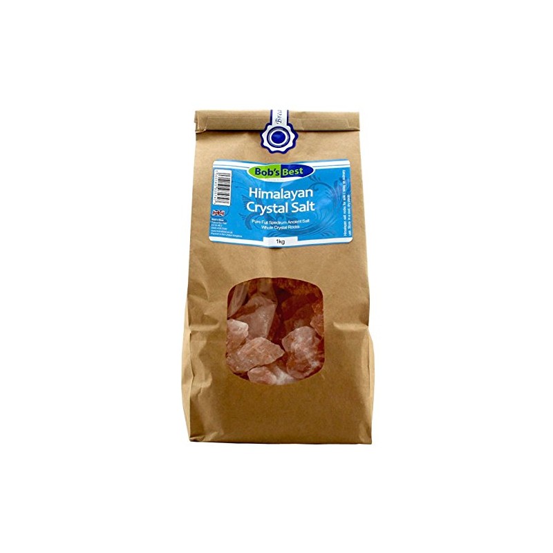 Himalayan Crystal Salt Whole Rocks for Sole - 1 Kilogram
