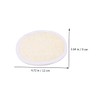 FOMIYES Exfoliating Loofah Pad Set Natural Sponges Pads Hook Loofah
