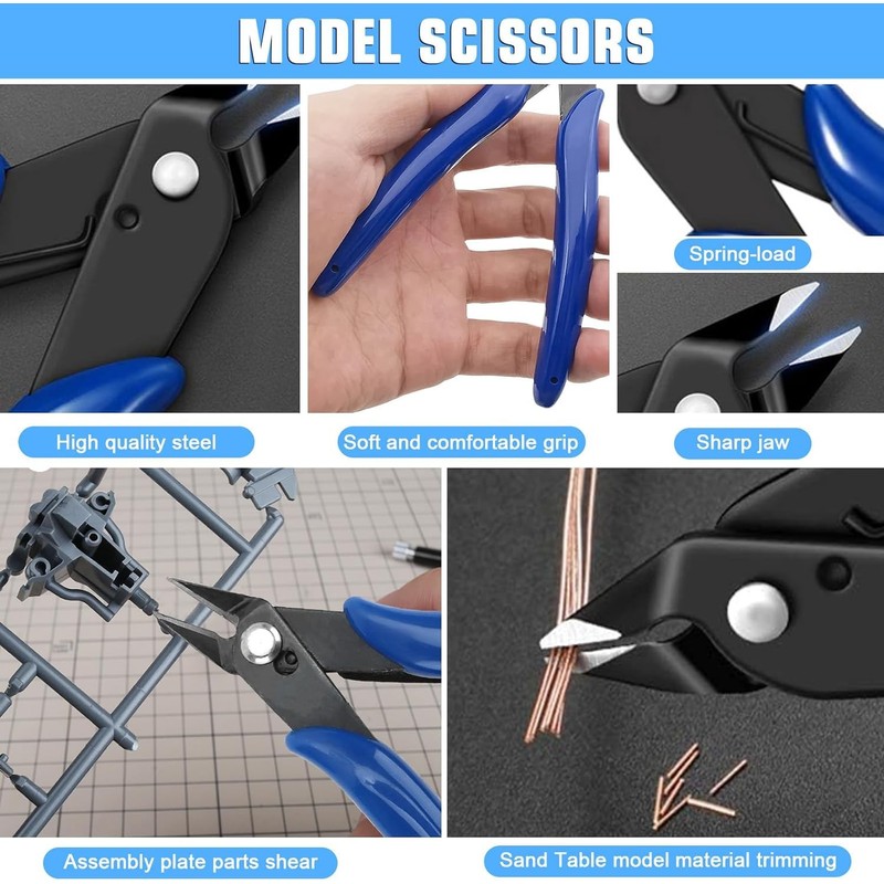 WOOWAIR Pack of 25 Gundam Modeler Basic Tools, Gundam Modeler