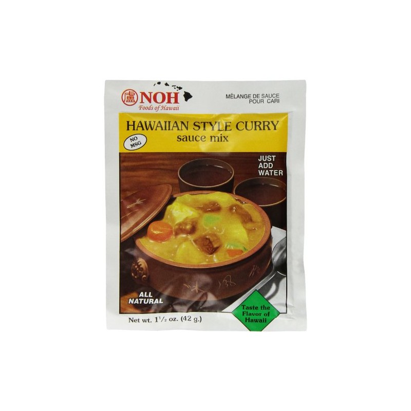 NOH Hawaiian Style Curry, 1.5-Ounce Packet, (Pack of 12)