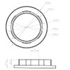 JNXQWE E26 E27 Lamp Shade Collar Rings, Lock Socket Adapter