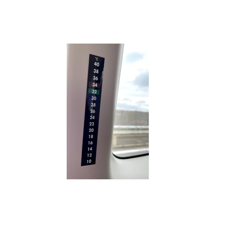 ONDOLAB Indoor LCD Thermometer Seal 16LR (0°C to 40°C) /