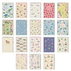 Cath Kidston Greeting Cards – 18 Premium Foiled Birthday Cards – Colourful Envelopes – Blank Inside (18 Birthday Cards)
