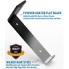 LEOPO 8 inch Shelf Brackets 8-Pack ,1/5 inch Thick Heavy