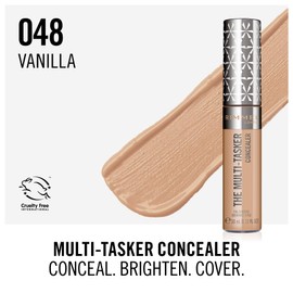 Rimmel London The Multi-Tasker Concealer Dark Circles and Highlighter Waterproof Formula Long Lasting 48 Vanilla