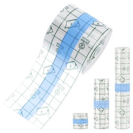 BENECREAT 6 Rolle Transparenter Wundverband 5/10/15cm Breite Wasserdichte Stretch Klebeverbände Transparentes Schutzband Zum Schwimmen Und Duschen