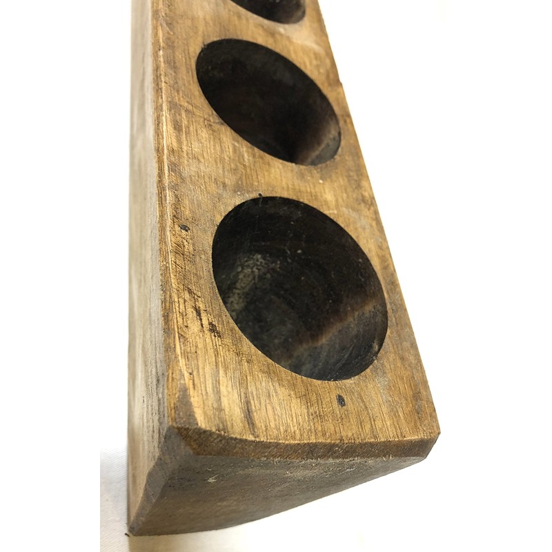 7 Hole Rustic Wooden Sugarmold-Mold Only
