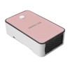 Mini Space Heater Pink Fast Heating Rotatable Holder Anti Slip