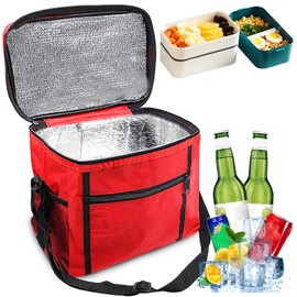 Sunshine Smile Cool Bag, Collapsible Picnic Cooler Bag, Thermal Bag, Small Insulated Lunch Cooler Bag, Ice Bag, Lunch Bag, Cool Box for Picnic
