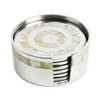 Baskerville & Sanders mother of pearl set of 6 round