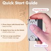 NECAMOCU Edge Banding Trimmer, Upgraded Mini Edge Band Trimmer &