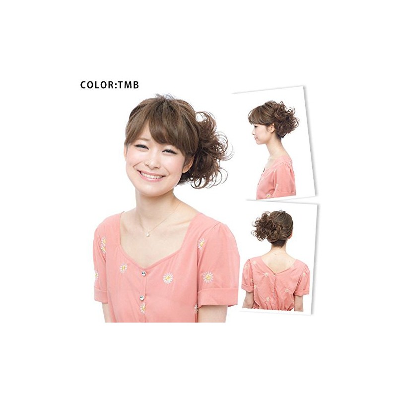Scrunchie Round Curl Heat Resistant Black