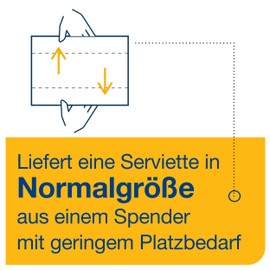 Tork Xpressnap Fit® Natural Dispenser Napkin N14, 2-Ply, 720 Pieces, 12830