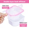 YGQQOY Nail Soaking Bowl, Soak Off Bowl Acetone Proof for