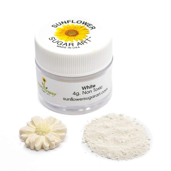 White Petal Dust, 4 gram container