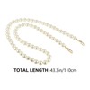 VALICLUD Pearl Handbag Chain Pearl Pearl Shoulder Strap Crossbody Bag