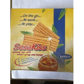 Lowell SESAKISS SESAME BAR HONEY 24x30g. Product of Poland.