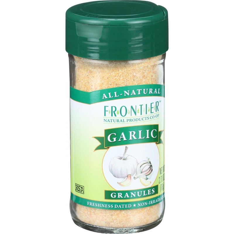 Frontier Co-op Garlic Granules, 2.7 Ounce Bottle, Aromatic and Flavorful