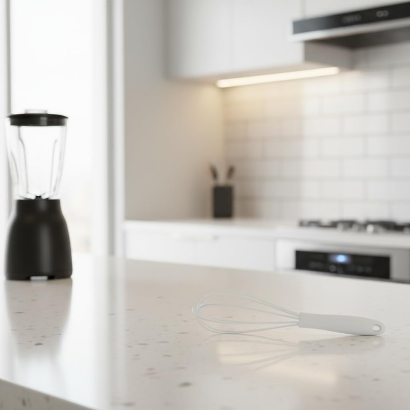 Mini Silicone Whisk Set - Egg Beater and Blender for