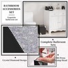 Black Bathroom Accessories Set - Luxurious Bathroom Accessory Decor