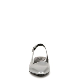 Naturalizer Womens Ginger Snip Toe Slingback Pump Silver Metallic 9 W