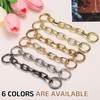 sourcing map 2Pcs Purse Strap Extender 5.9-Inch, Bag Extender Chain