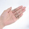 M METERXITY 8-Pack Brooch Shape Cotter Safety Pin, 2x29mm Stainless