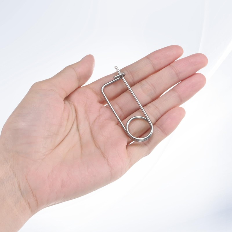 M METERXITY 8-Pack Brooch Shape Cotter Safety Pin, 2x29mm Stainless