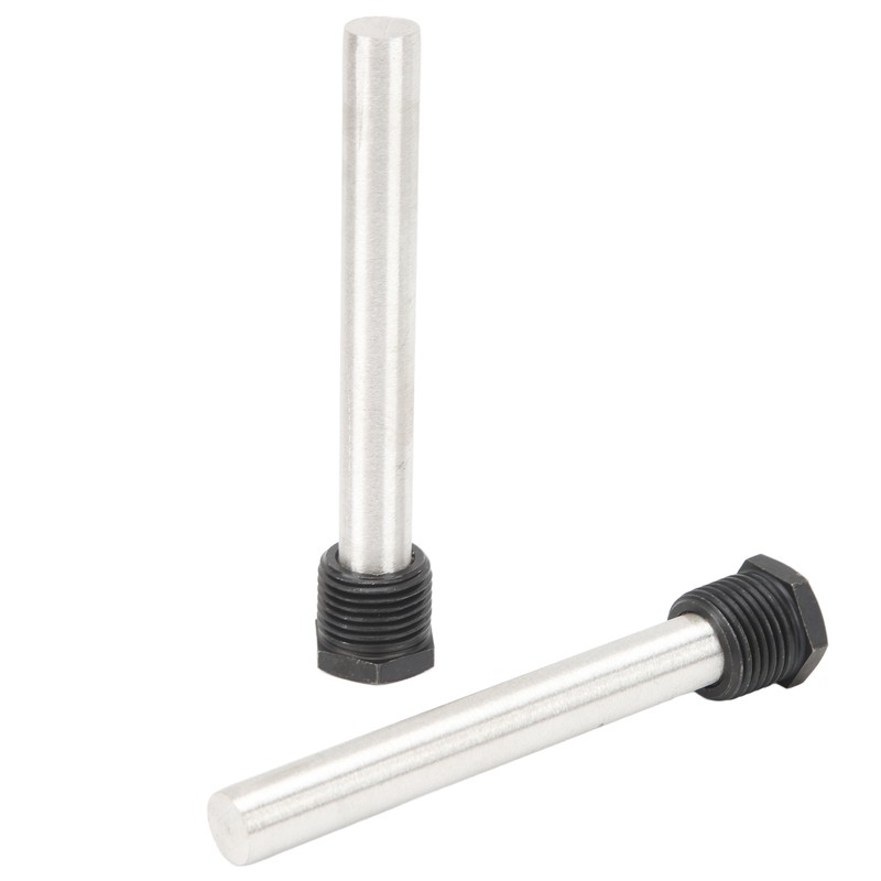 2 Pcs Water Heater Anode Rods 1/2in NPT Thread Magnesium