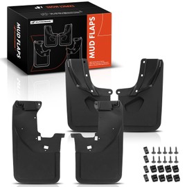 A-Premium - 4PCS Mud Flaps Splash Guards W/Hardware Compatible with Ford Bronco 2024-2021, [4 & 2-Door] - for Base, Everglades, Raptor & More - (No Drill) - Heavy-Duty Truck Matte Black, Front & Rear
