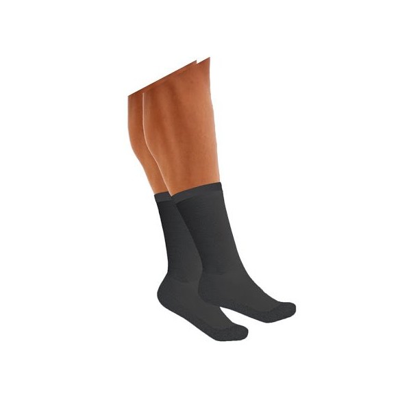 URIEL Rugged Silver Socks - Medium (Black)