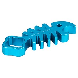 Fotodiox GoTough Sharkbite Blue Metal Wrench with Bottle Opener for Gopro Hero2, Hero3/3+ and Hero4 Mounting Knobs, Adapters, Screws and Bolts