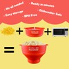Popcorn Powder's Collapsible Microwave Popcorn Popper (Yellow)