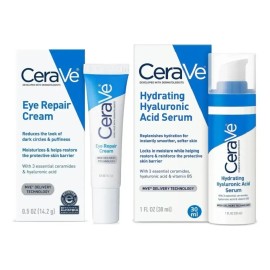 Kit Cerave 2 Pack Serum Hidratante Rostro Y Contorno De Ojos                                                                                          