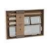 SUSHI SET 7 GRES BAMBU 24X7X2 BLANCO
