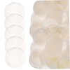 Garneck Pack of 50 Round Natural Shell Discs with Holes
