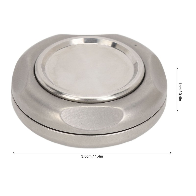 Magnetic Haptic Coin Silent Stainless Steel Flipped Fingertip Toy Rotatable