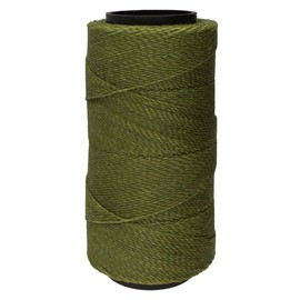 The Beadsmith Knot It Waxed Polyester Cord – Olive Color – 1mm Diameter – Light Wax, 144 Meters (472 Feet) Per Spool – Make Jewelry, Macrame, Friendship Bracelets and DIY Crafts
