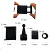 Chikoni Golf Phone Holder Clip, Black, 3.38in x 3.22in x