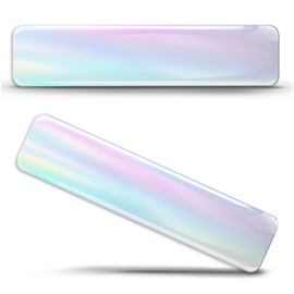 SkinoEu 2 x Aufkleber 3D Gel Silikon Stickers Autoaufkleber Auto Motorrad Fahrrad Helm Laptop Abzeichen Emblem Hologramm KS 250 H