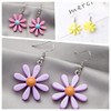 6 Pairs Daisy Dangle Earrings for Women Girls Funky Earrings
