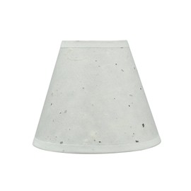 Aspen Creative 32116-2 Small Hardback Empire Shape Chandelier Clip-On Lamp Shade Set, Off White