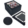 Bakepacker Bakepacker 12x12x8 Cake Box, 18 Sets Black Cake Box