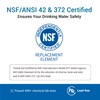 Filterlogic LT1000PC ADQ747935 MDJ64844601 NSF Certified Refrigerator Water Filter and