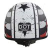 Vega Warrior Motorcycle Half Helmet with Sunshield/Adjustable Size Dial DOT
