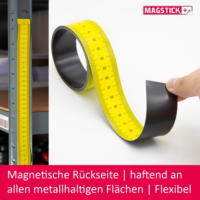 Mag202 Magnetic Tape Measure 1 Metre I Flexible Magnetic Tape