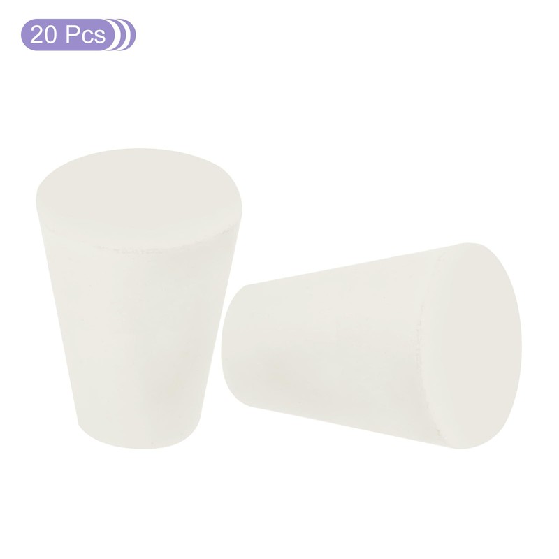 sourcing map Rubber Tapered Plugs 9mm to 13mm Solid Test