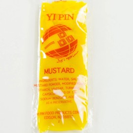 Yi Pin Chinese Mustard Sauce ,400 Packs/Case ~Gluten Free No MSG