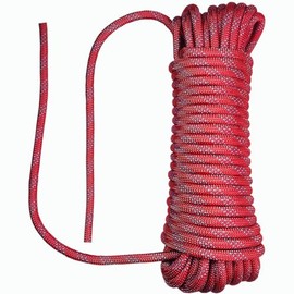 Tread star Polypropylene Rope 6 mm -10 m Red Rope Polypropylene Rope Outdoor Rope Braided Rope Textile Rope Lead Nylon Cord Poly Rope Braided Rope (Red, 6 mm - 10 m)